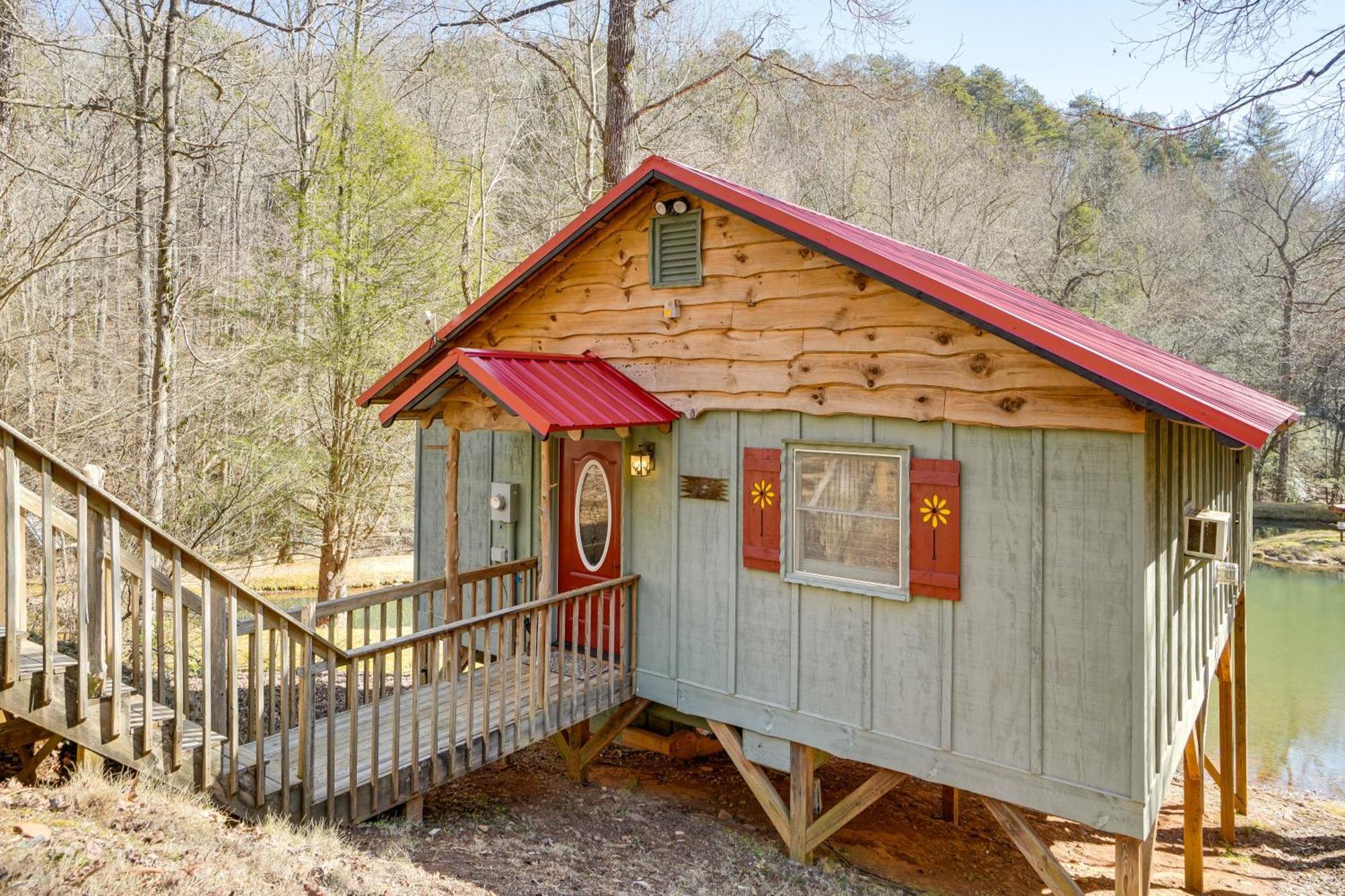 Secluded Family Retreat In Dahlonega With Hot Tub! Villa ภายนอก รูปภาพ