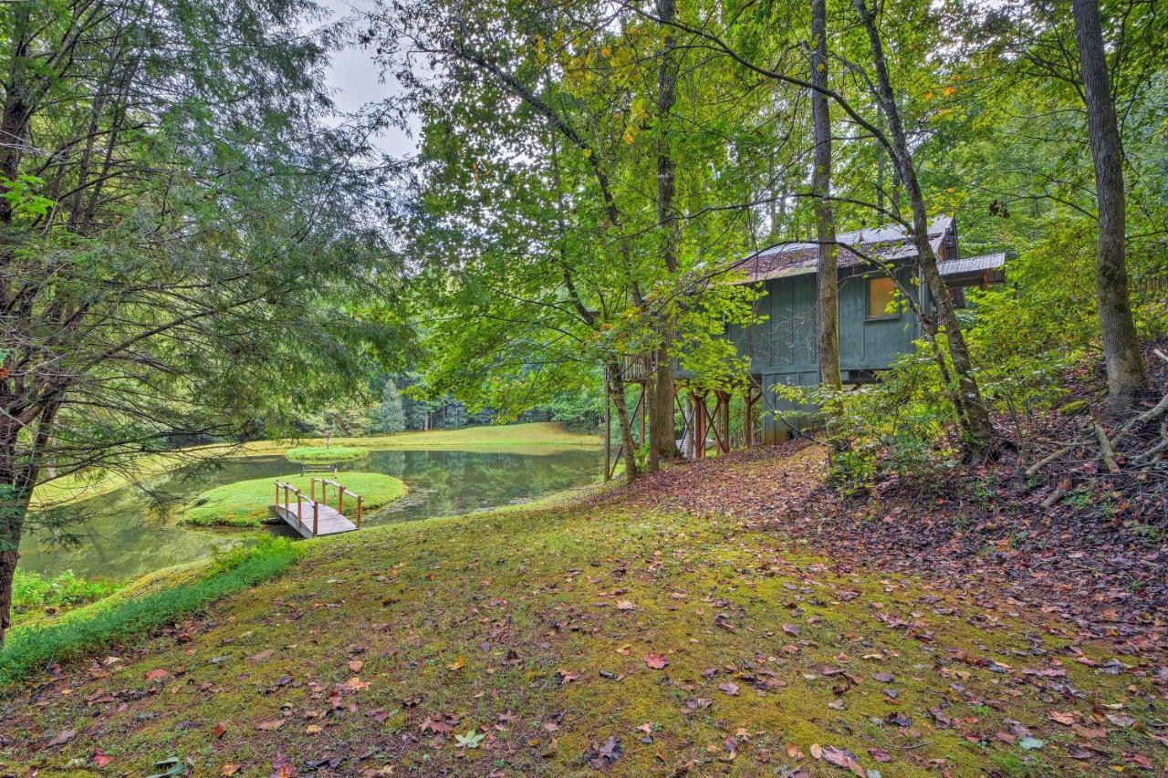 Secluded Family Retreat In Dahlonega With Hot Tub! Villa ภายนอก รูปภาพ