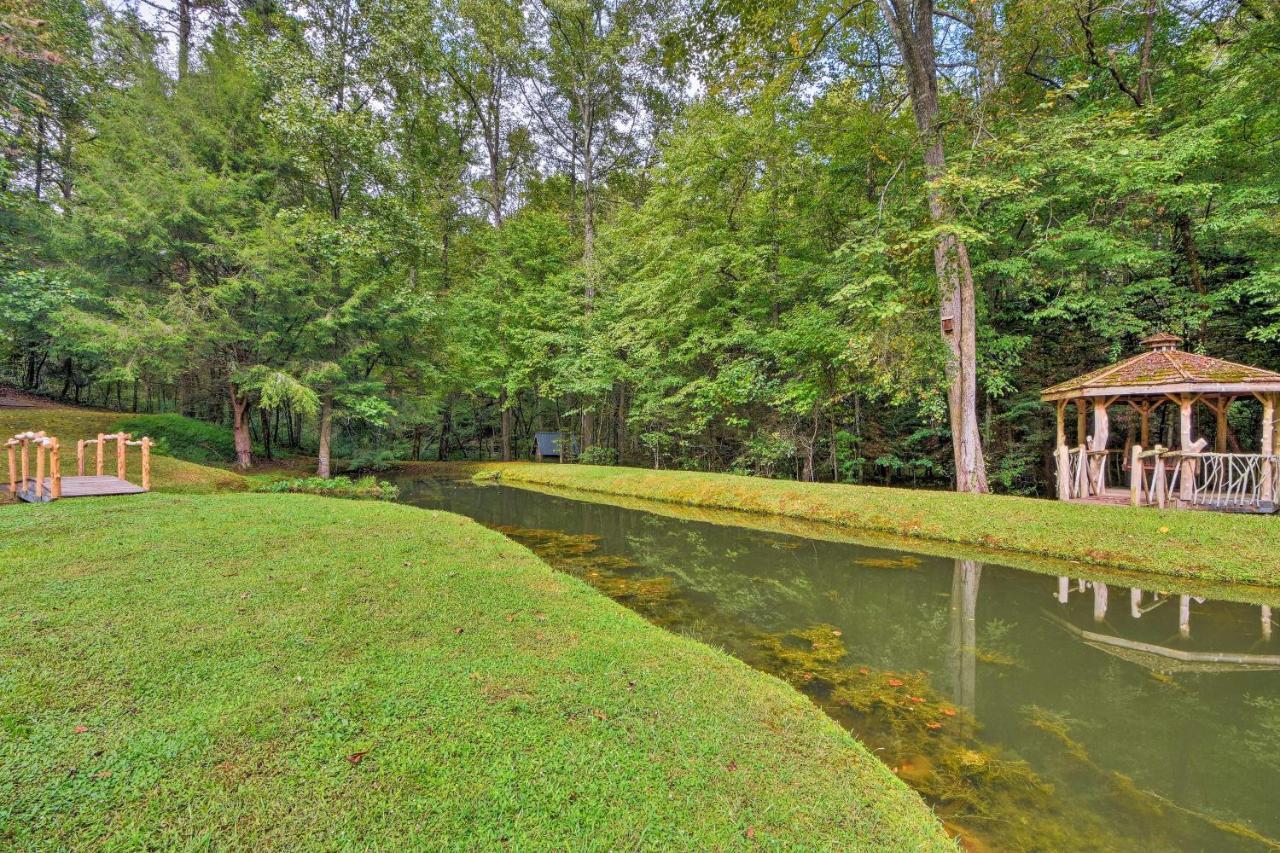 Secluded Family Retreat In Dahlonega With Hot Tub! Villa ภายนอก รูปภาพ