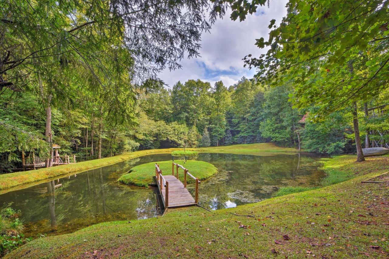 Secluded Family Retreat In Dahlonega With Hot Tub! Villa ภายนอก รูปภาพ
