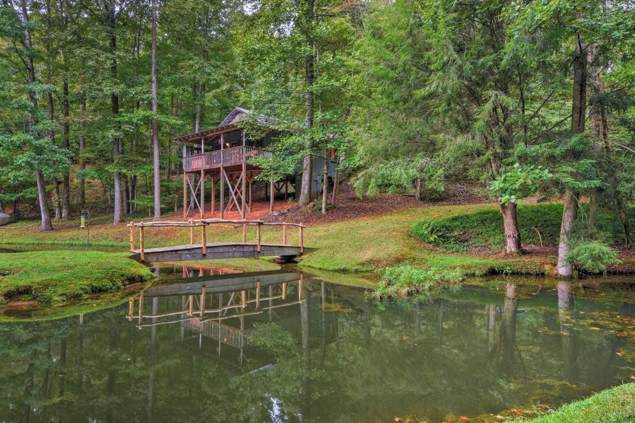 Secluded Family Retreat In Dahlonega With Hot Tub! Villa ภายนอก รูปภาพ